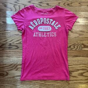 aeropostale classic pink t-shirt
